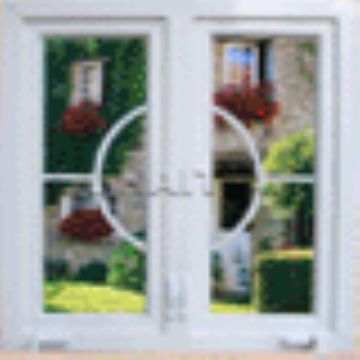 Upvc Door Window--Outward Casement Window With Manual Opener And Screen